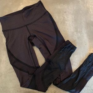 Lululemon Dark Grey Black Detail Legging